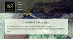 Desktop Screenshot of cambrianenvironmental.com