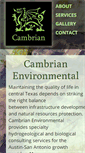 Mobile Screenshot of cambrianenvironmental.com